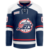 Metro Jr. Jets Girls Youth Player Sublimated Jersey
