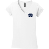Montclair Blues Softstyle Ladies Fit V-Neck T-Shirt