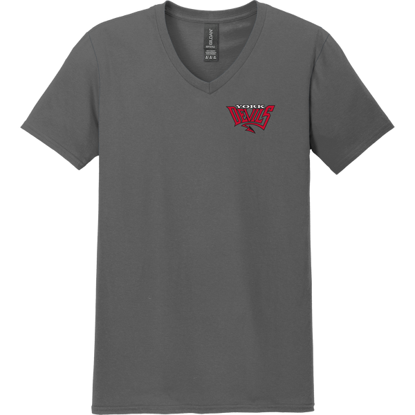 York Devils Softstyle V-Neck T-Shirt