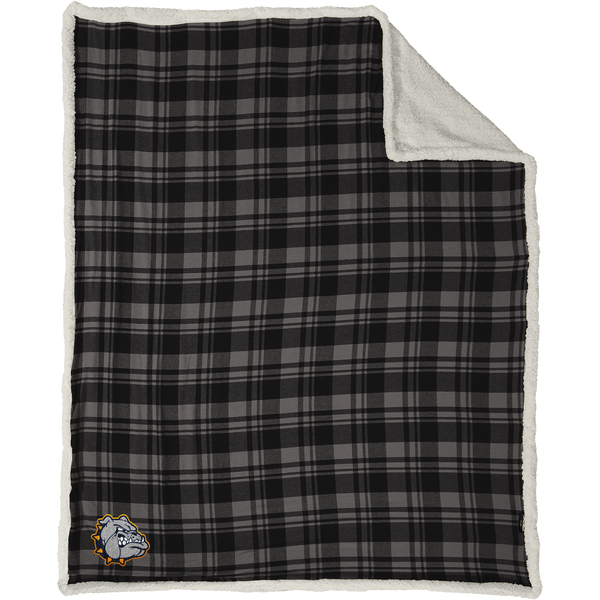 Chelsea Bulldogs Flannel Sherpa Blanket
