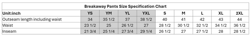 Prestige Stars Breakaway Adult Jogger Pants