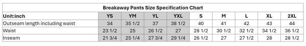 Chelsea Chiefs Breakaway Adult Jogger Pants