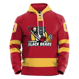 Dupage Black Bears Adult Sublimated Retro Hoodie