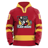 Dupage Black Bears Youth Sublimated Retro Hoodie