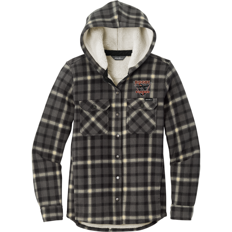 Biggby Bombers Eddie Bauer Ladies Woodland Shirt Jac