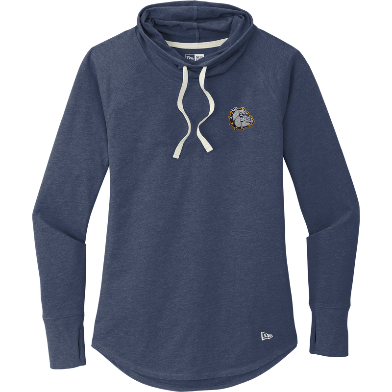 Chelsea Bulldogs New Era Ladies Sueded Cotton Blend Cowl Tee