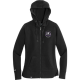 Lady Badgers New Era Ladies French Terry Full-Zip Hoodie