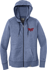 York Devils New Era Ladies French Terry Full-Zip Hoodie