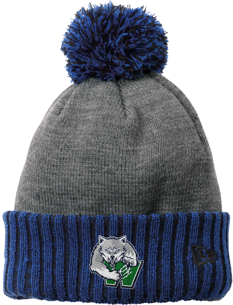 Woodbridge Wolfpack New Era Colorblock Cuffed Beanie