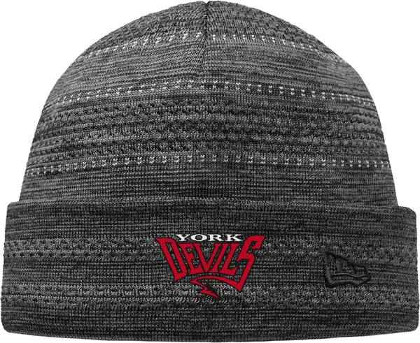 York Devils New Era On-Field Knit Beanie