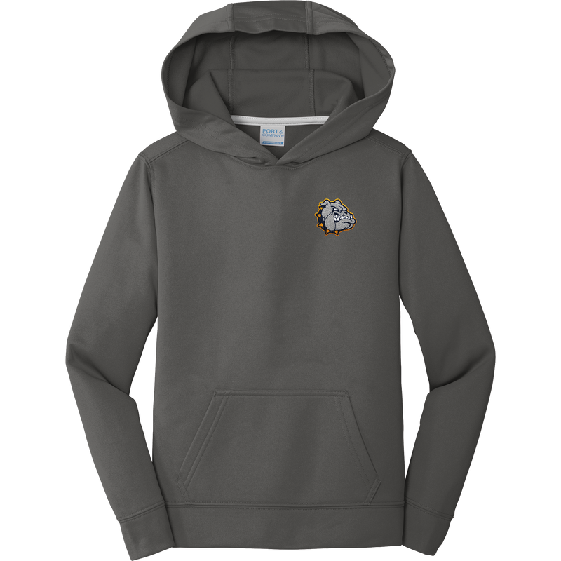 Chelsea Bulldogs Youth Performance Fleece Pullover Hooded Sweatshirt