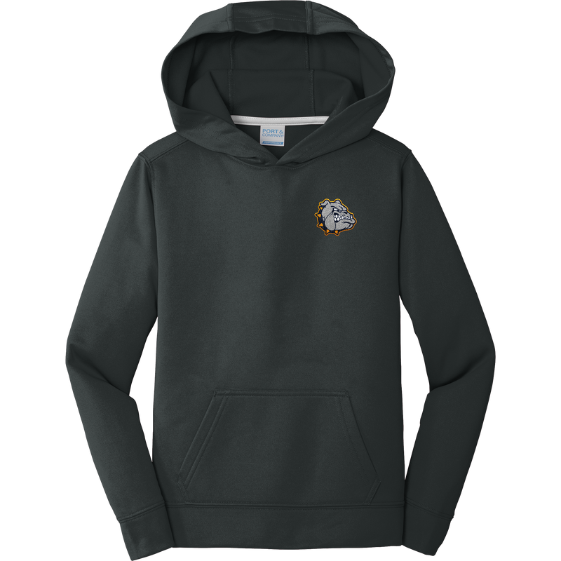 Chelsea Bulldogs Youth Performance Fleece Pullover Hooded Sweatshirt