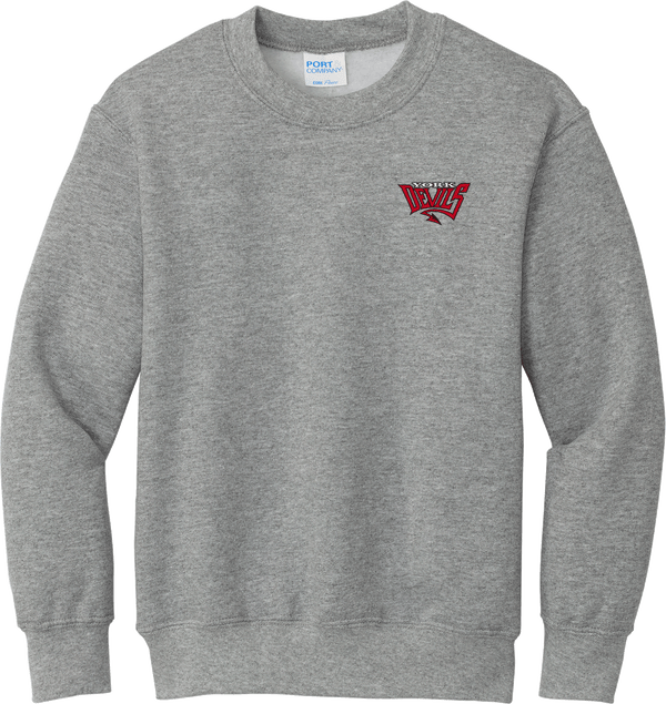 York Devils Youth Core Fleece Crewneck Sweatshirt