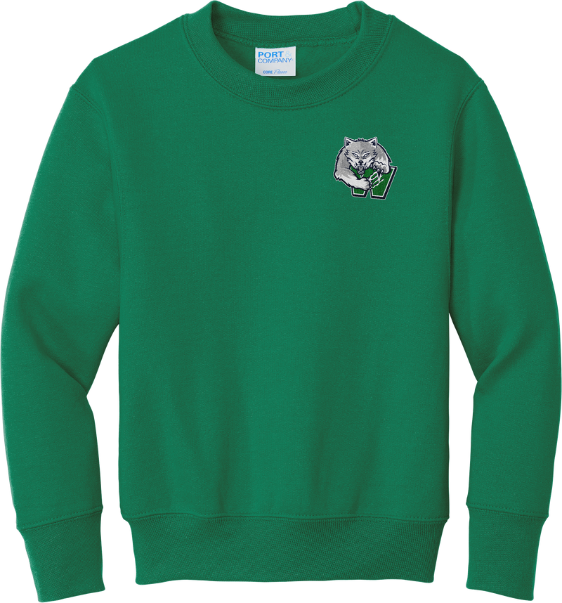 Woodbridge Wolfpack Youth Core Fleece Crewneck Sweatshirt