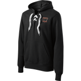 Biggby Bombers Lace Up Pullover Hooded Sweatshirt
