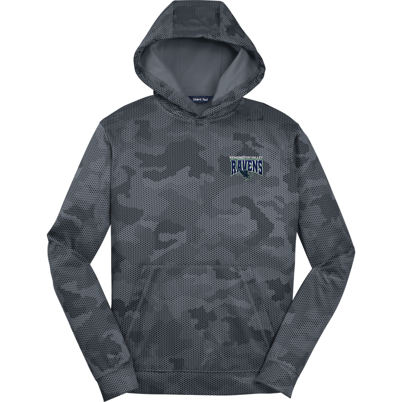 Kensington Valley Ravens Youth Sport-Wick CamoHex Fleece Hooded Pullover