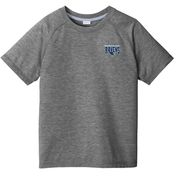 Kensington Valley Ravens Youth PosiCharge Tri-Blend Wicking Raglan Tee